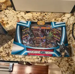 Pokemon TCG: LUCARIO GX Box Sun and Moon/ XY Ancient Origins New Factory Sealed - Image 1