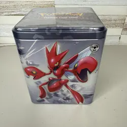 Pokemon TCG: Stacking Tin: Metal Scizor (Summer 2024) - FACTORY SEALED! - Image 1