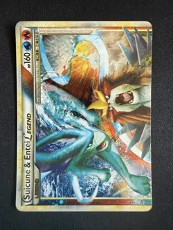Suicune & Entei Legend (Top) 94/95 - Unleashed - Ultra Rare - Pokemon TCG - LP - Image 1