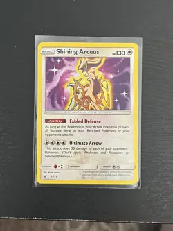 Shining Arceus Shining Legends 57/73 Holofoil Near Mint - Image 1