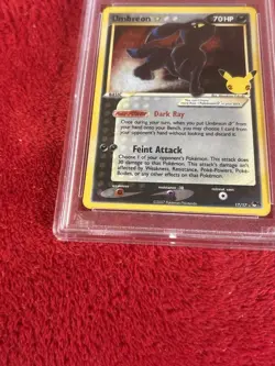 PSA 9 Mint 2021 Umbreon 17/17 Gold Star Pokemon Celebrations 25th Anniversary - Image 4
