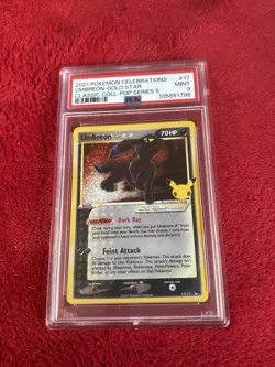 PSA 9 Mint 2021 Umbreon 17/17 Gold Star Pokemon Celebrations 25th Anniversary - Image 5