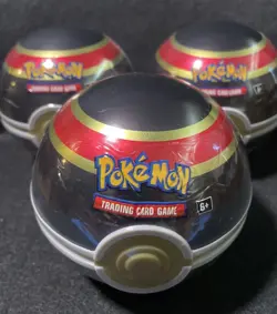 Pokemon TCG Luxury Ball D21 Tin 3 Pack Factory Seal - Image 1