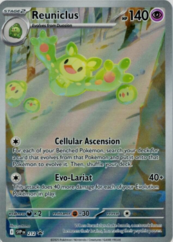 Pokemon TCG Reuniclus SVP 212 Full Art Black Star Promo Rare Holo - Image 1