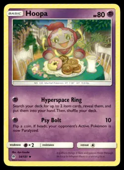 Hoopa SM - Forbidden Light 54/131 MP Pokemon TCG | Buy 10 Get 10 Free - Image 1