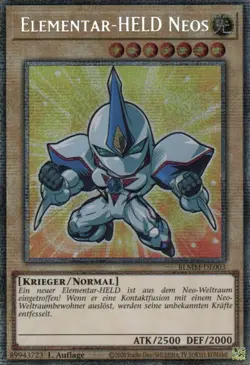 yugioh Elementar-HELD Neos BLMM-DE003 1AUFLAGE Starlight Rare DEUTSCH - Image 1