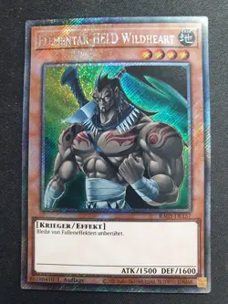 Yu-Gi-Oh! RA03-DE157 Elementar-HELD Wildheart Platinum SecR NM 1st - Image 1