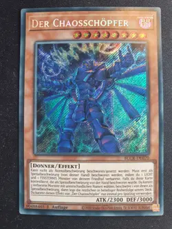 Yu-Gi-Oh! BLCR-DE070 Der Chaosschopfer Secret Rare NM 1st Ed - Image 1