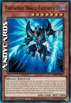 FANTASMAY DRAGO FANTASTICO • Super R • RA02 IT013 • 1Ed • Yugioh! • ANDYCARDS - Image 1