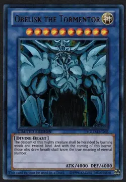 Yugioh Obelisk the Tormentor YGLD-ENG02 Ultra Rare Limited - VLP - Image 1