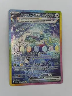 Terapagos ex 170/142 Sv07: Stellar Crown Special Illustration Rare Pokemon Card - Image 1