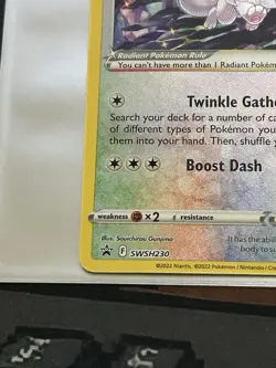 Pokemon TCG Radiant Eevee SWSH230 Holo Promo Card Near Mint Condition - Image 5