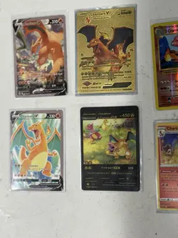Pokemon Cards W/ Charmander Charmeleon And Charizard - Image 1
