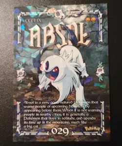 Absol Cracked Ice Holo Halloween Prisma Trick Or Treat Cards Pokemon Full Art - Image 1