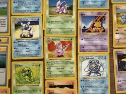 LOT *1999 Pokemon TCG Shadowless Base Set* *63 CARDS* *Played Condition* - Image 5