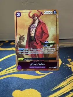 Who's.Who CS 2023 Celebration Pack Championship Promo ST04-01 One Piece Card - Image 1