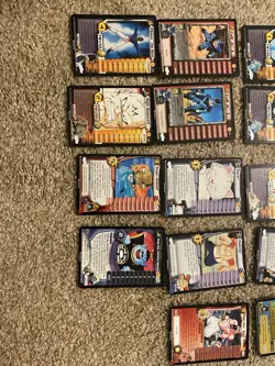 Lot of 28 Mostly Rare Personality Cards From DBZ SCORE TCG Dragon Ball Z - Image 4