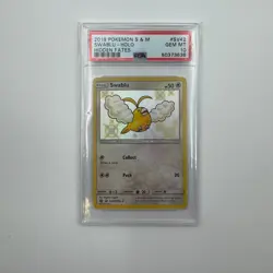 Pokemon Card 2019 PSA 10 SWABLU Rare Holo SV42/SV94 Sun & Moon Hidden Fates - Image 1
