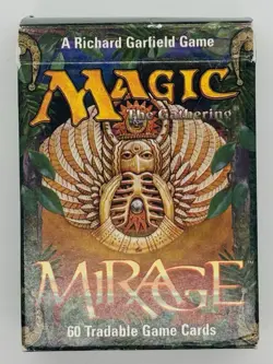 Original Magic: The Gathering Mirage Starter Deck Box + Rule Book + CARDS! 🔥🤘 - Image 2