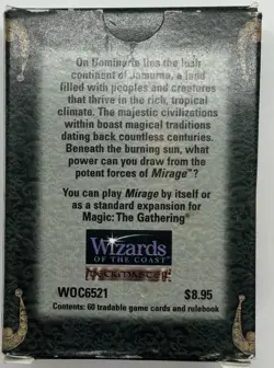 Original Magic: The Gathering Mirage Starter Deck Box + Rule Book + CARDS! 🔥🤘 - Image 5