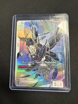 Gundam Card Game Gundam Aerial Rebuild LR++ GD01-67 Newtype Rising English - Image 2