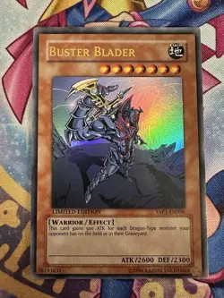 Yu-Gi-Oh! Buster Blader Ultra Rare Limited Edition Card YAP1-EN006 - Image 1