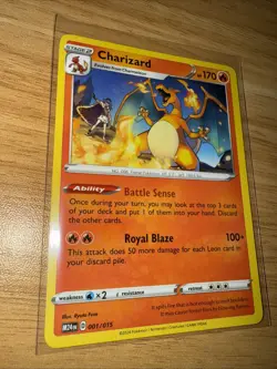 Charizard 2025 McDonald’s Happy Meal Pokemon Promo Card M24 001/015 NM - Image 1