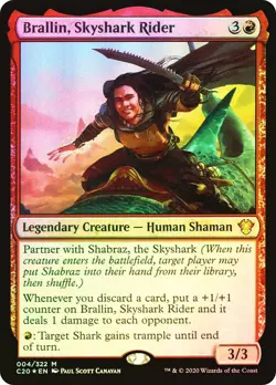 Brallin, Skyshark Rider M Commander 2020 4 NM FOIL - Image 1