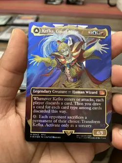 Kefka, Court Mage (0543) (Borderless) (Surge Foil) Final Fantasy Foil - Image 1