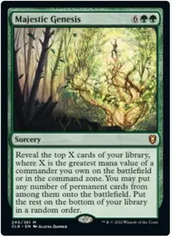 1 x Majestic Genesis - CLB - LP - MTG - JPL - Image 1