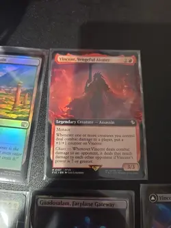 Mtg Final Fantasy Lot (12) Rare Foil Extended Art Vincent Valentine Collector - Image 5