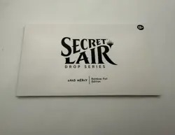 Magic The Gathering Secret Lair - sAnS mERcY - Factory Sealed Rainbow FOIL New - Image 1