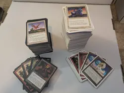 HUGE MAGIC Mtg Visions AND Fifth Edition Lot COLLECTION Anvil of Bogardan - Image 1