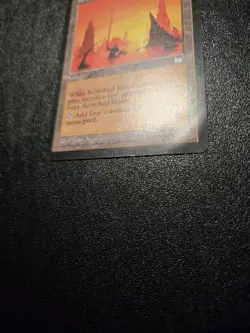 MTG Magic the Gathering - Scorched Ruins (Weatherlight) (LP Water Damage Corner) - Image 3