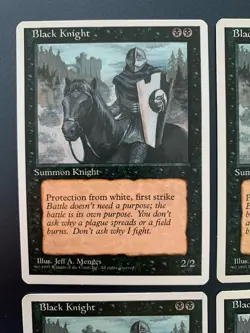 MtG | 4x Black Knight | Fourth Edition | Magic the Gathering | *Kult - Image 2