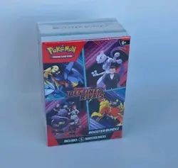 Pokemon Scarlet & Violet Destined Rivals Booster Bundle Box Sealed 6 Packs - Image 1