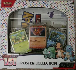 Pokemon Scarlet & Violet 151 Poster Collection SEALED Charmander Squirtle Bulba - Image 1