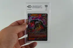 2020 Pokemon Sword & Shield Darkness Ablaze Houndoom V #021/189 BCCG 10 Mint - Image 1