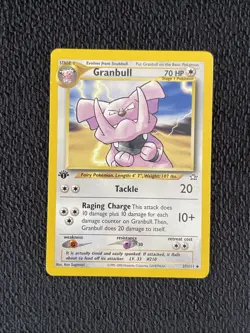 Pokemon TCG Granbull Neo Genesis 37/111 Regular 1st Edition Uncommon LP+ - Image 1
