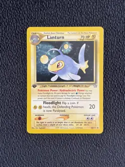 Lanturn 38/111 Neo Genesis 1st Edition NM 1999 Pokemon - Image 1