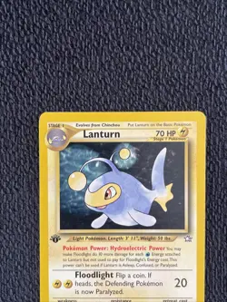 Lanturn 38/111 Neo Genesis 1st Edition NM 1999 Pokemon - Image 2