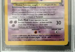 1999 Pokemon #5 GENGAR Holo Foil PSA 6, Ex-MT 5/62 Fossil - Image 3