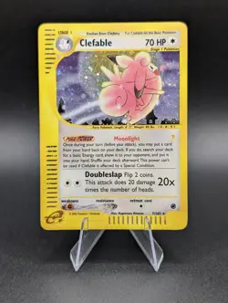 2002 Pokemon Expedition Clefable Holo #7/165 - MP - Image 1