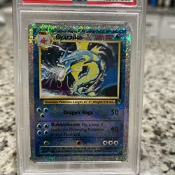 Legendary Collection Reverse Holo Pokemon Gyarados #12/110 PSA 7 NM - Image 1