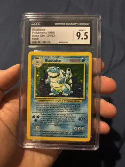 Pokemon TCG Blastoise Holo-Rare 2/102 Base Set Unlimited - Image 1