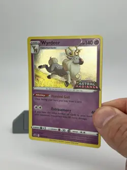 Pokemon Sword & Shield Black Star Promo Astral Radiance Stamp SWSH206 Wyrdeer - Image 2