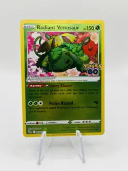 Pokemon TCG: Radiant Venusaur 004/078 Pokemon GO Holo Rare - Image 1