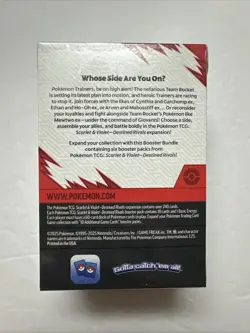 Pokemon Scarlet & Violet Destined Rivals Booster Bundle Box Sealed 6 Packs - Image 2