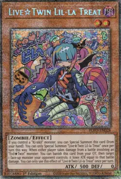 yugioh LiveTwin Lil-la Treat BLVO-EN028 1AUFLAGE Starlight Rare ENGLISCH - Image 1