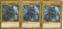 yugioh 3x Dark Magician MVP1-ENGV3 1AUFLAGE SECRET GOLD RARE ENGLISCH - Image 1